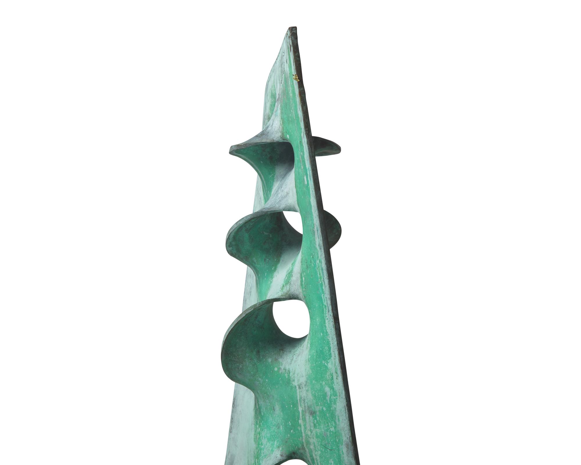 Vertical Fountain Panel (helical apertures)