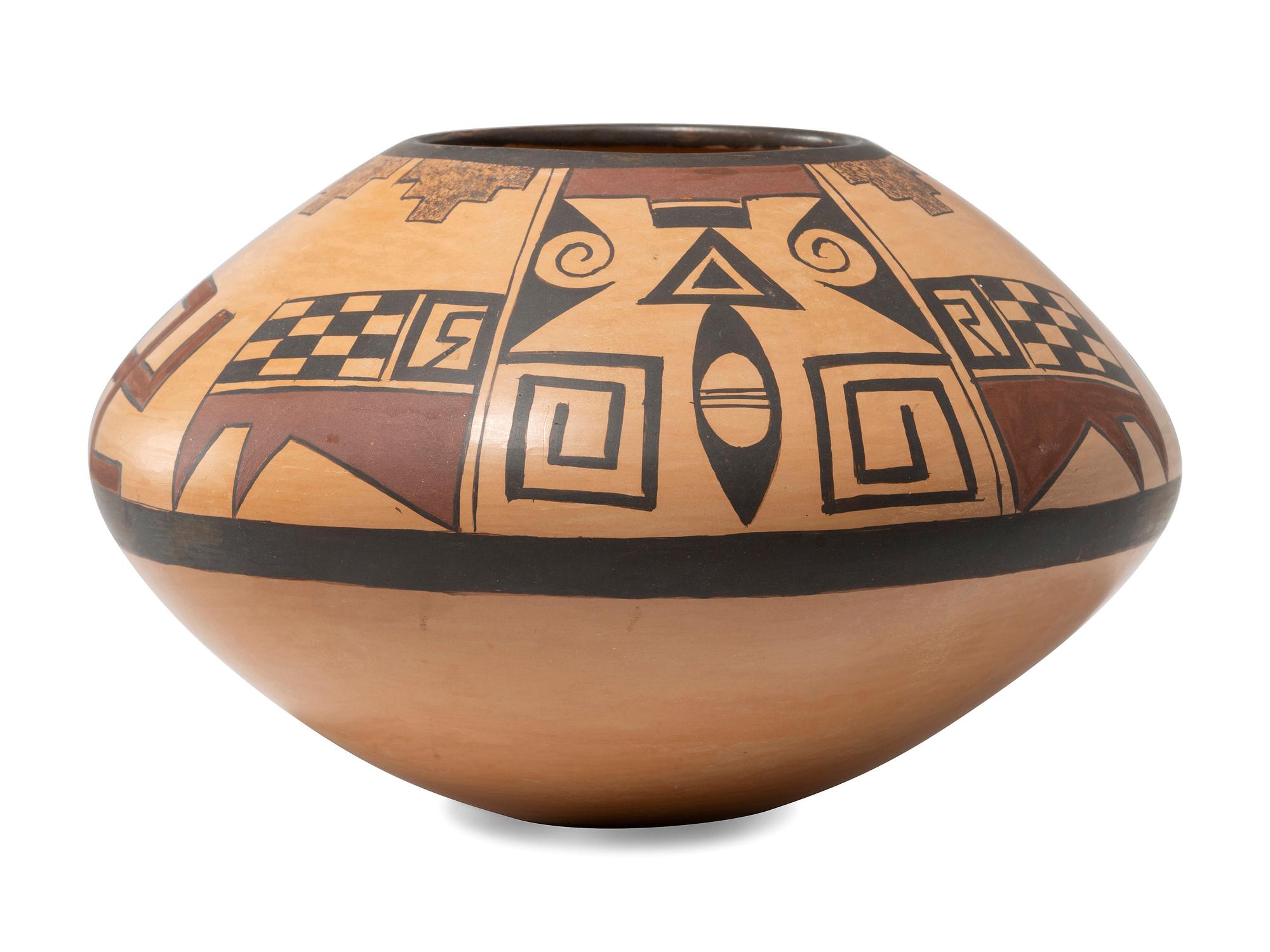 Polychrome Pottery Jar