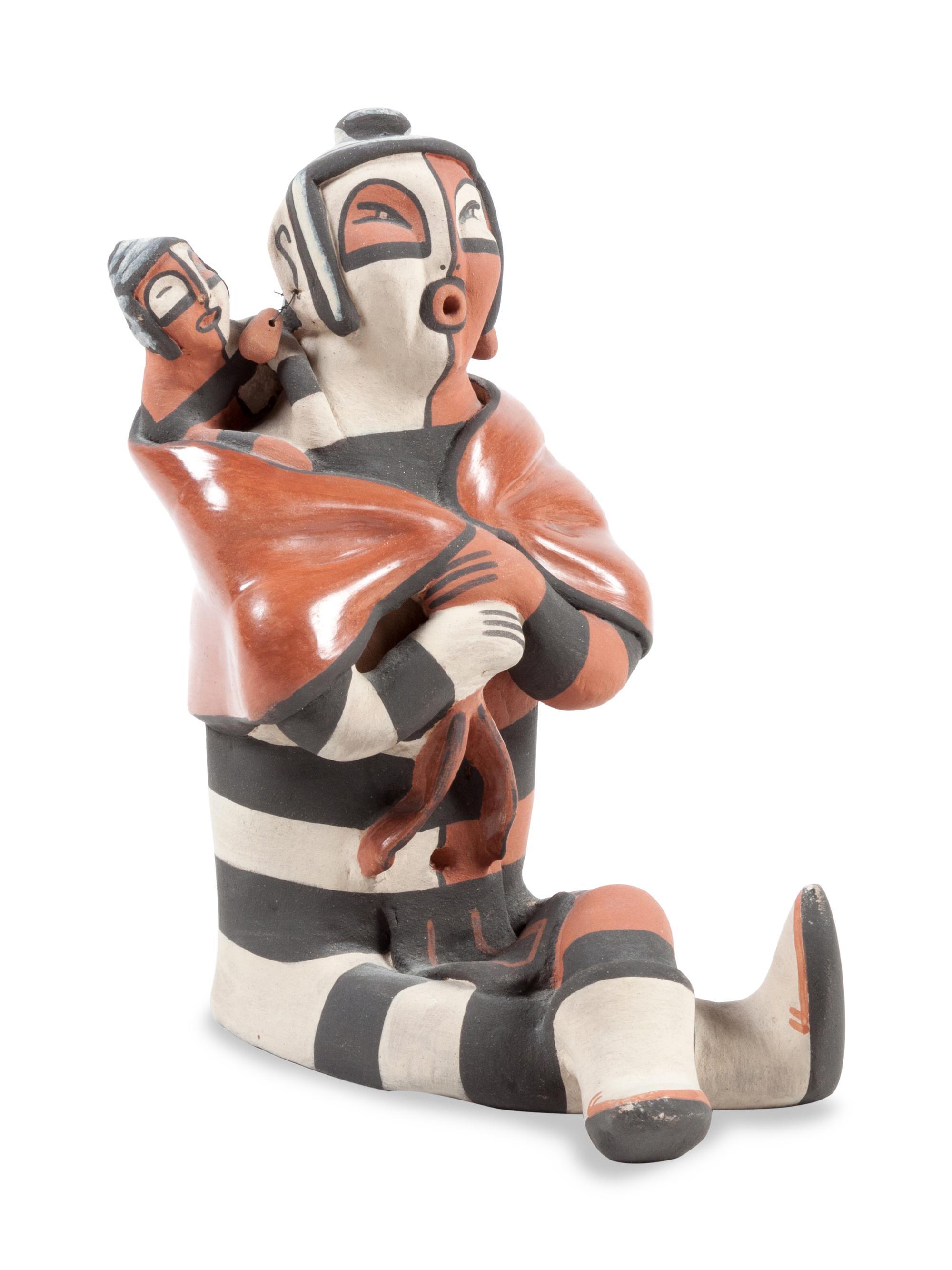 Redware Kachina Storyteller