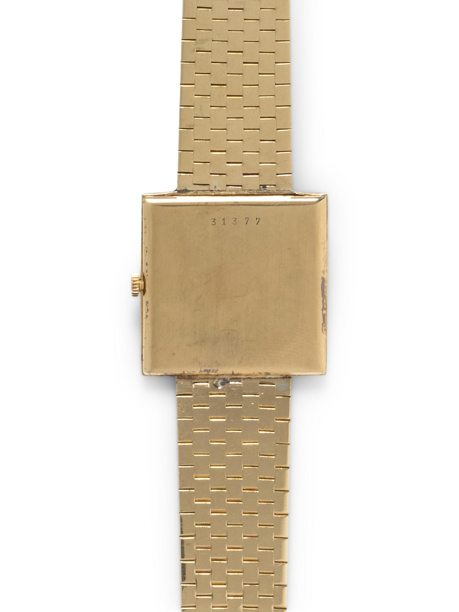 AUDEMARS PIGUET, 18K YELLOW GOLD WRISTWATCH