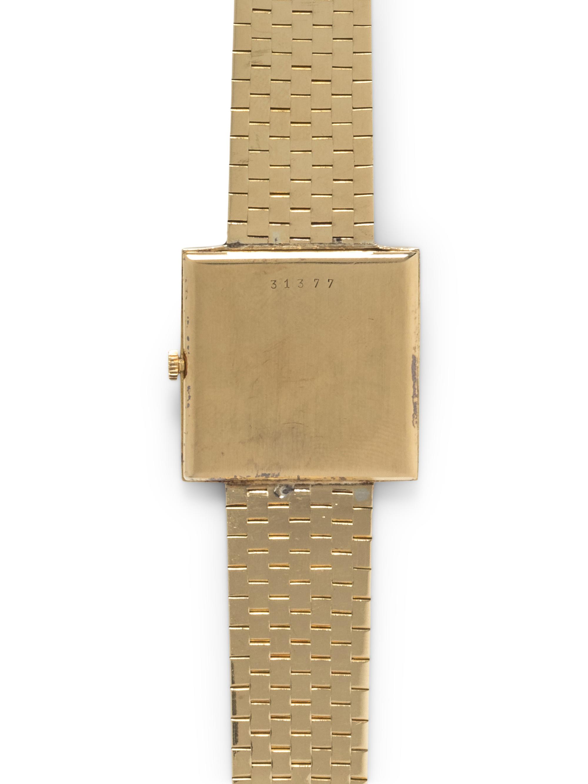 AUDEMARS PIGUET, 18K YELLOW GOLD WRISTWATCH
