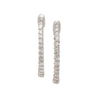 DIAMOND HOOP EARRINGS