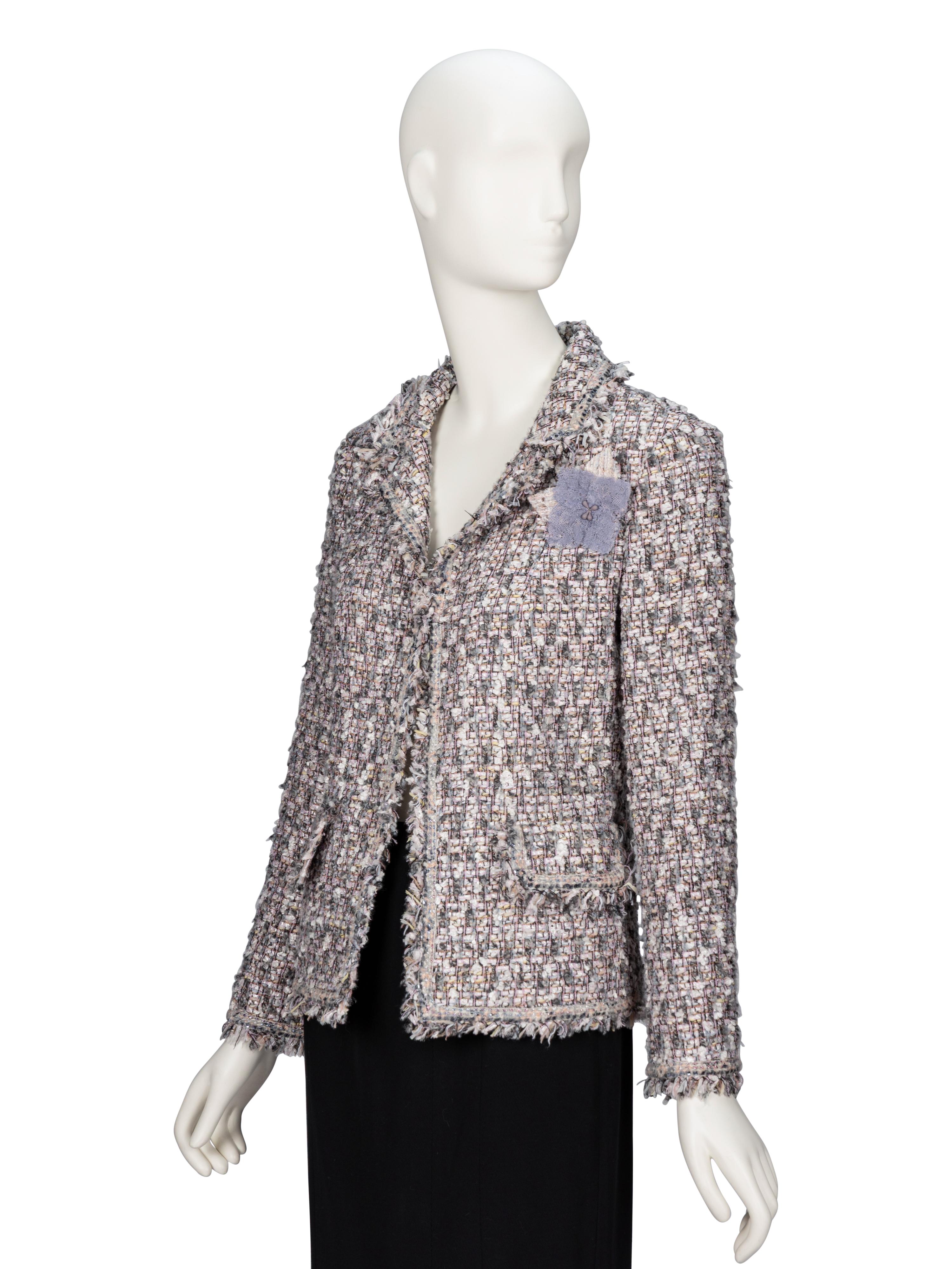 Chanel, Grey Fantasy Tweed Jacket