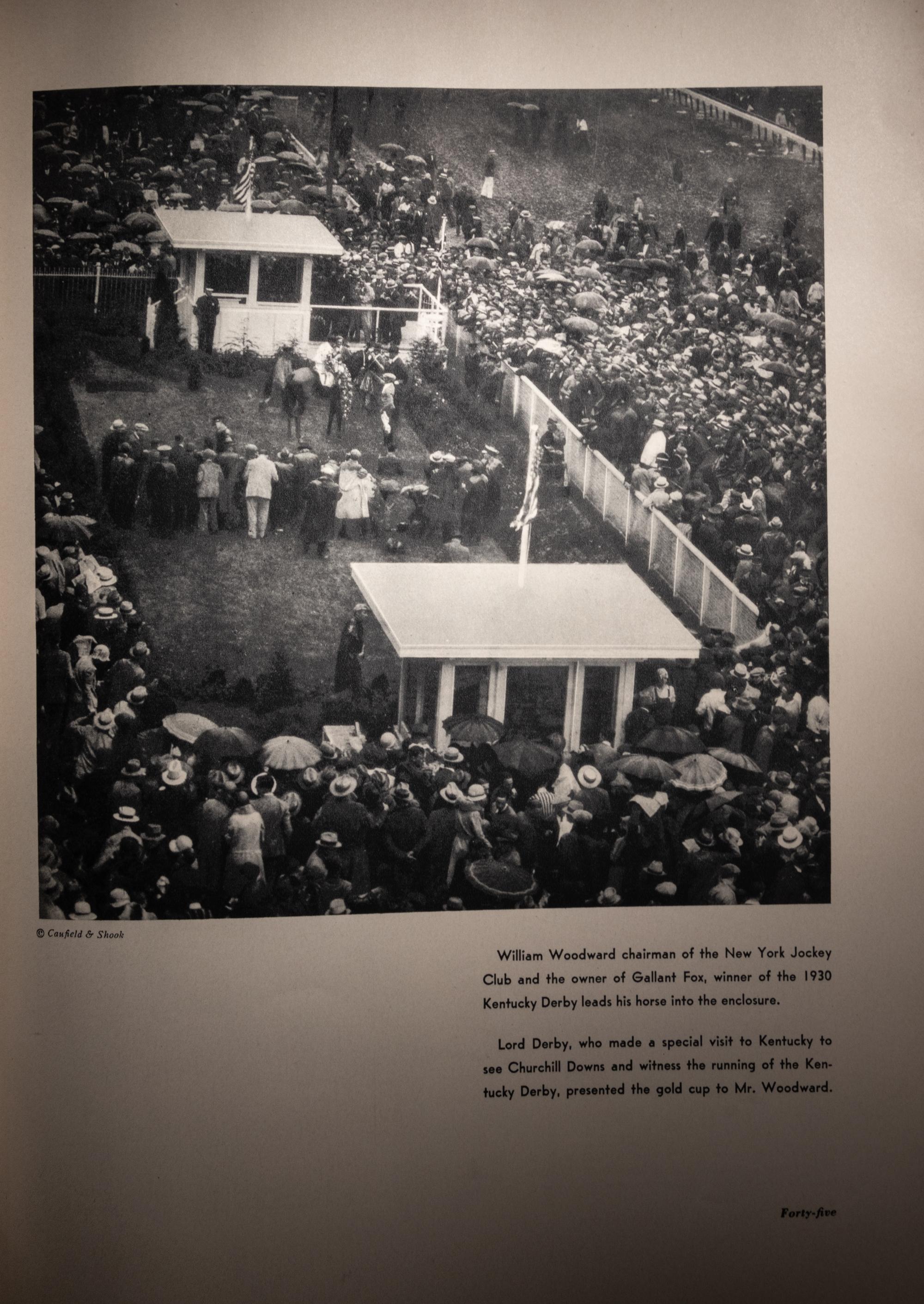 A Group of 1935 Kentucky Derby On Site Churchill Downs Items from First Triple Crown Win of Omaha (Including Program, Tickets),
