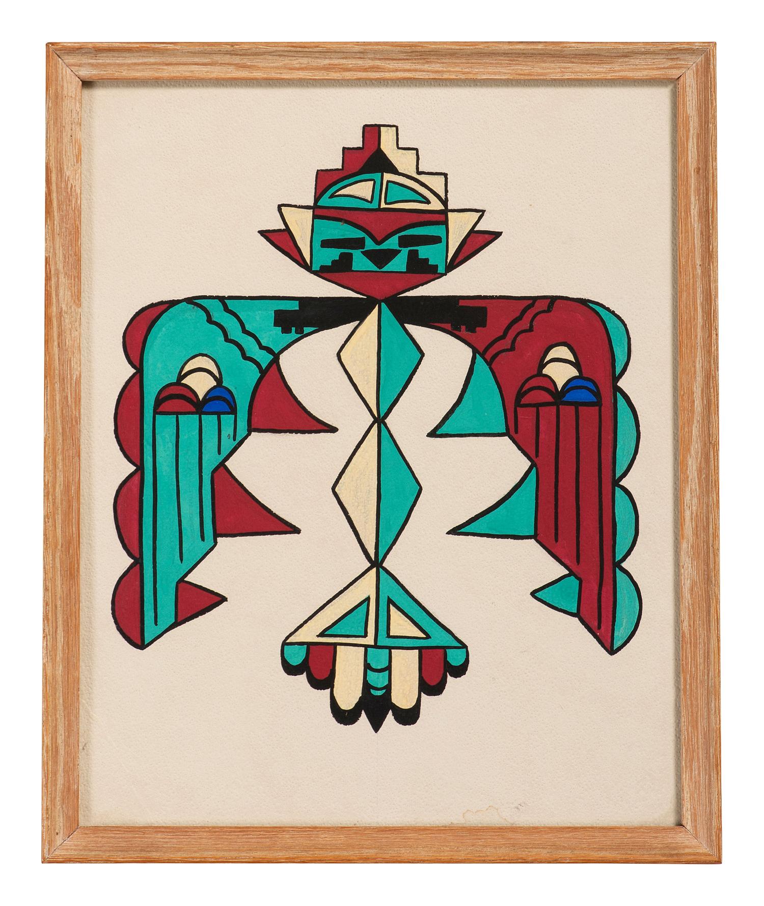 Collection of Framed and Unframed Pueblo Works