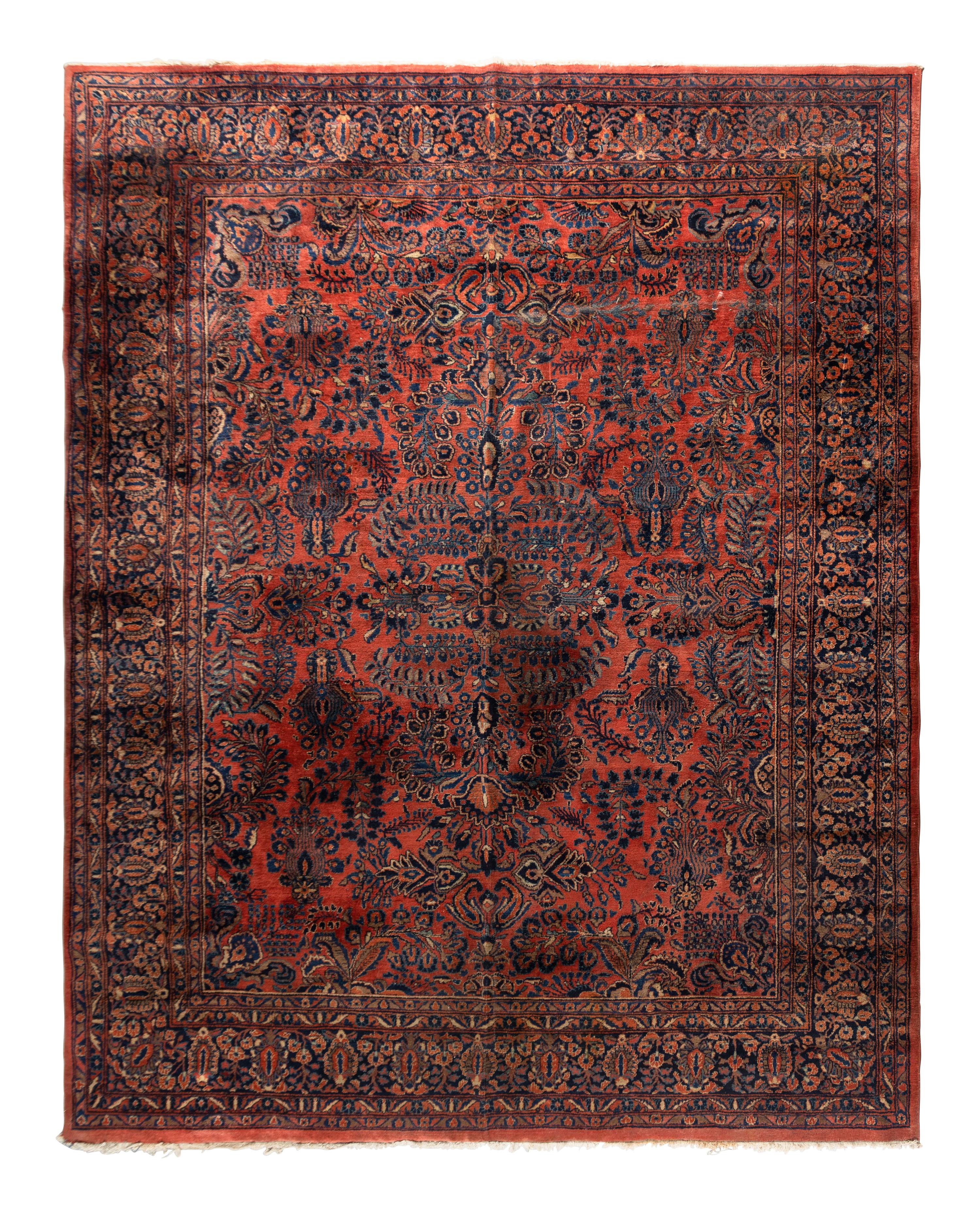 A Sarouk Wool Rug