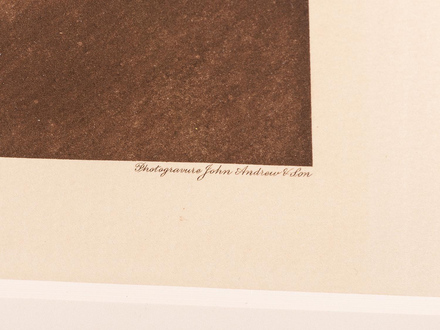 CURTIS, Edward (1868-1952). Geronimo - Apache ([plate 2], portfolio 1). Restrike photogravure.