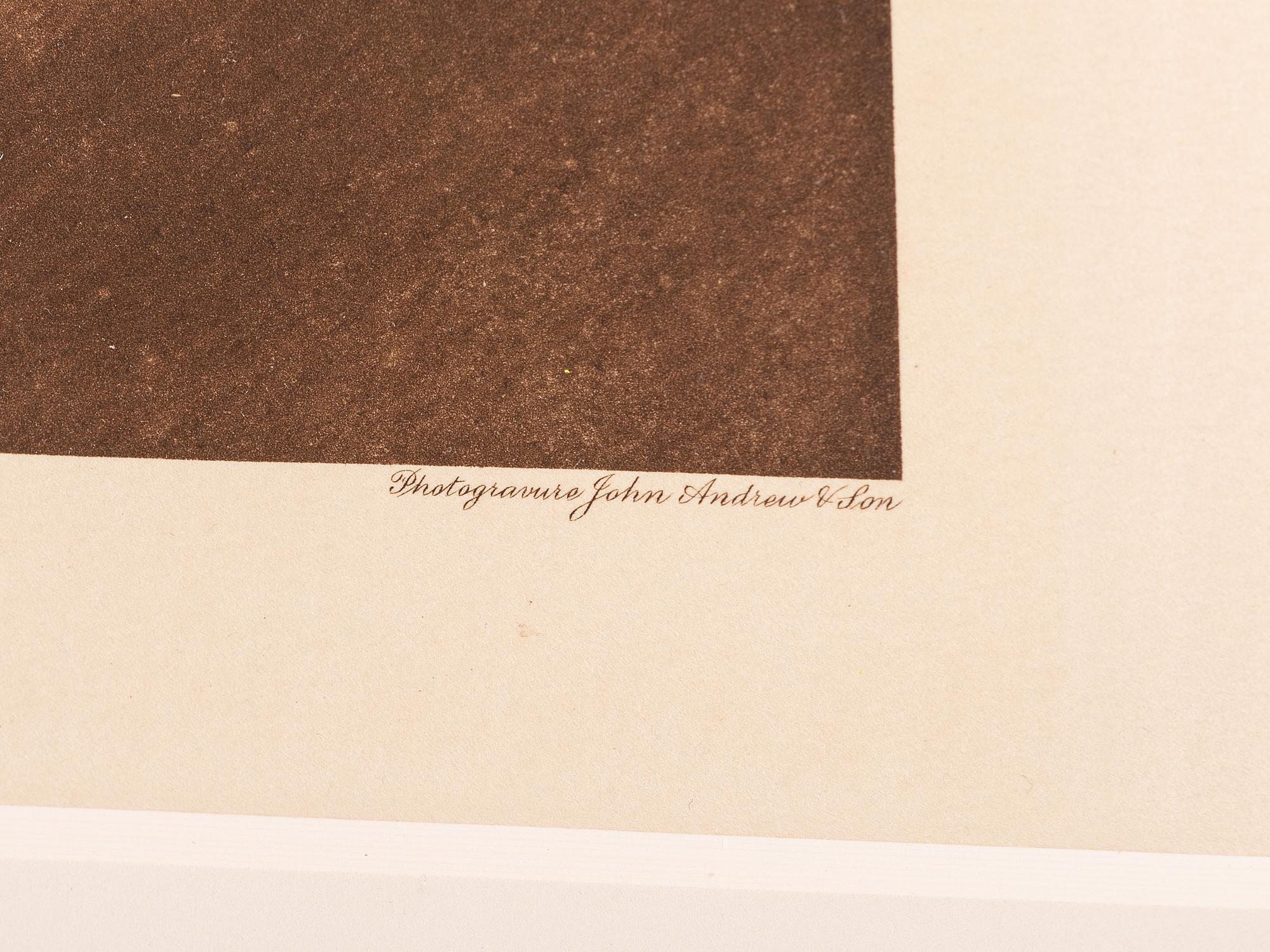 CURTIS, Edward (1868-1952). Geronimo - Apache ([plate 2], portfolio 1). Restrike photogravure.