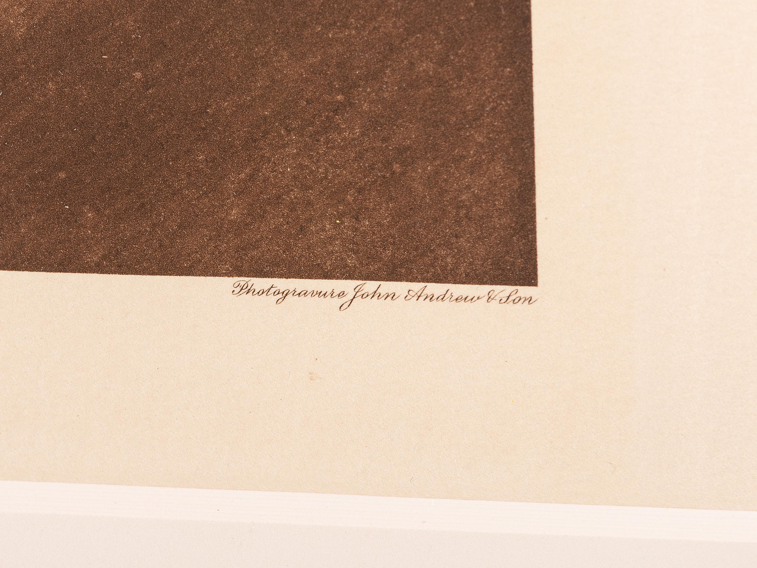 CURTIS, Edward (1868-1952). Geronimo - Apache ([plate 2], portfolio 1). Restrike photogravure.