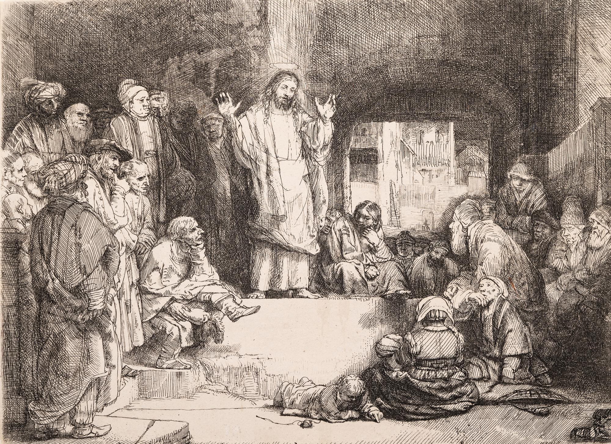 Christ Preaching (La Petite Tombe ), ca. 1652