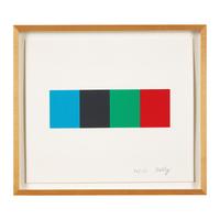 Ellsworth Kelly (American, 1923-2015) — Blue Gray Green Red (from Artists for Obama ) , 2008
