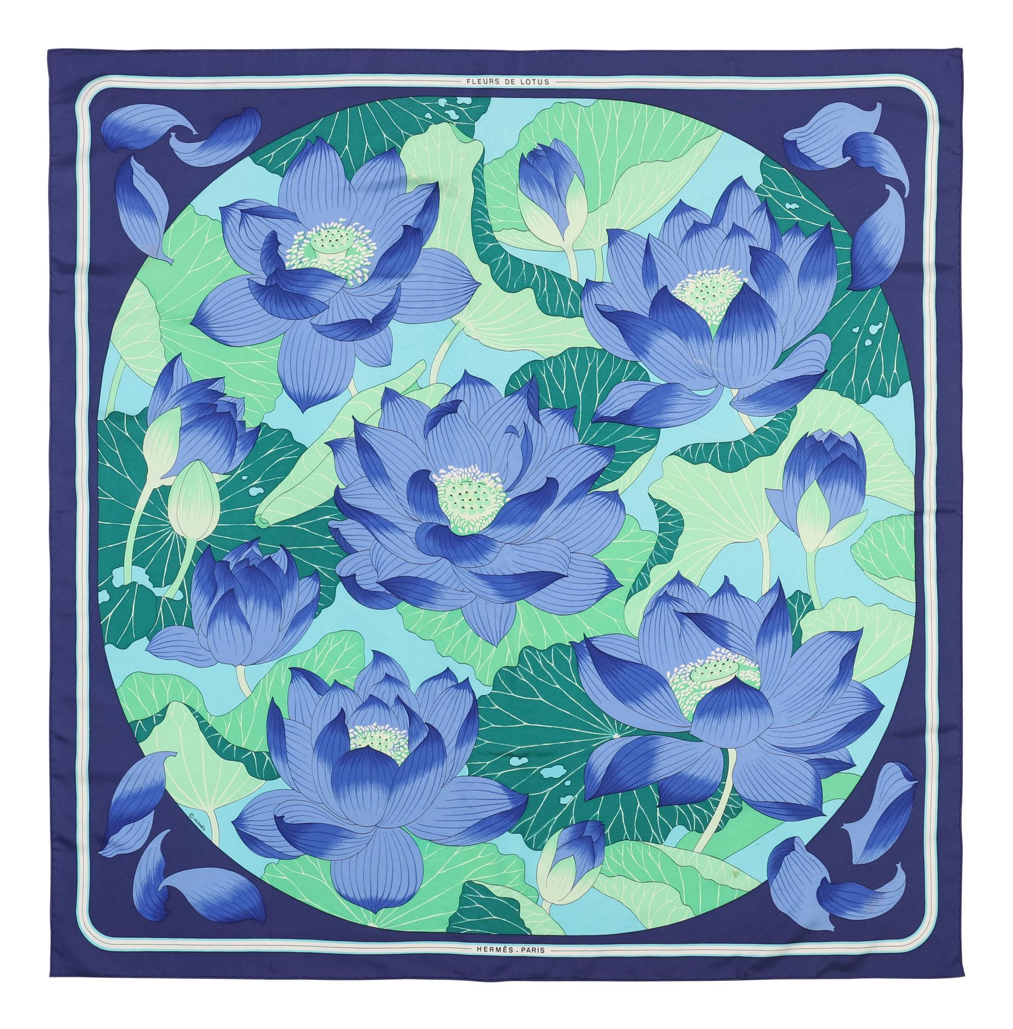 Two Hermès 90cm Silk Scarf, Carré