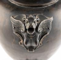 A Continental Bronze Water Urn