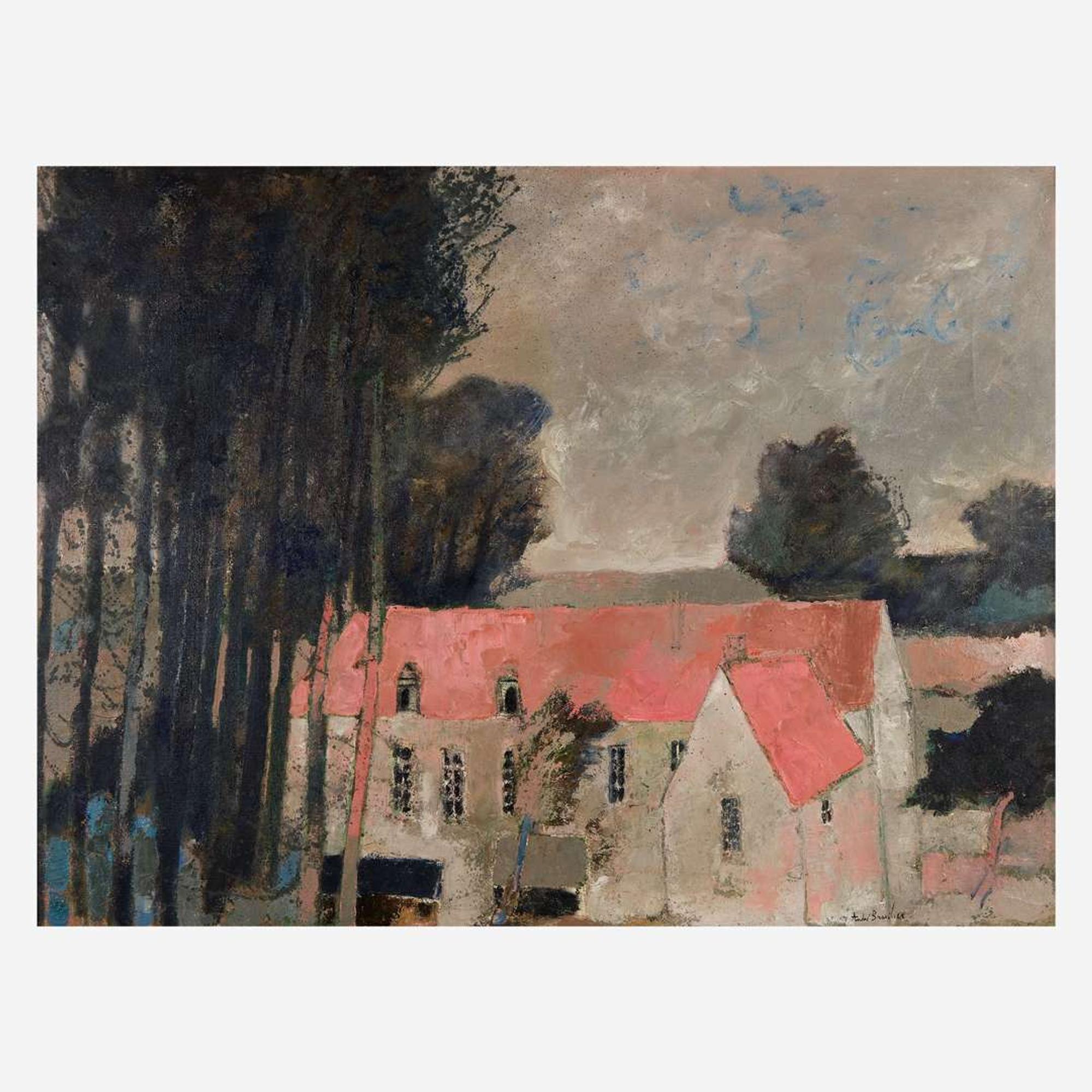 André Brasilier (French, b. 1929) Moulin de Givray