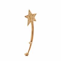 Diamond and Yellow Gold Shooting Star Brooch