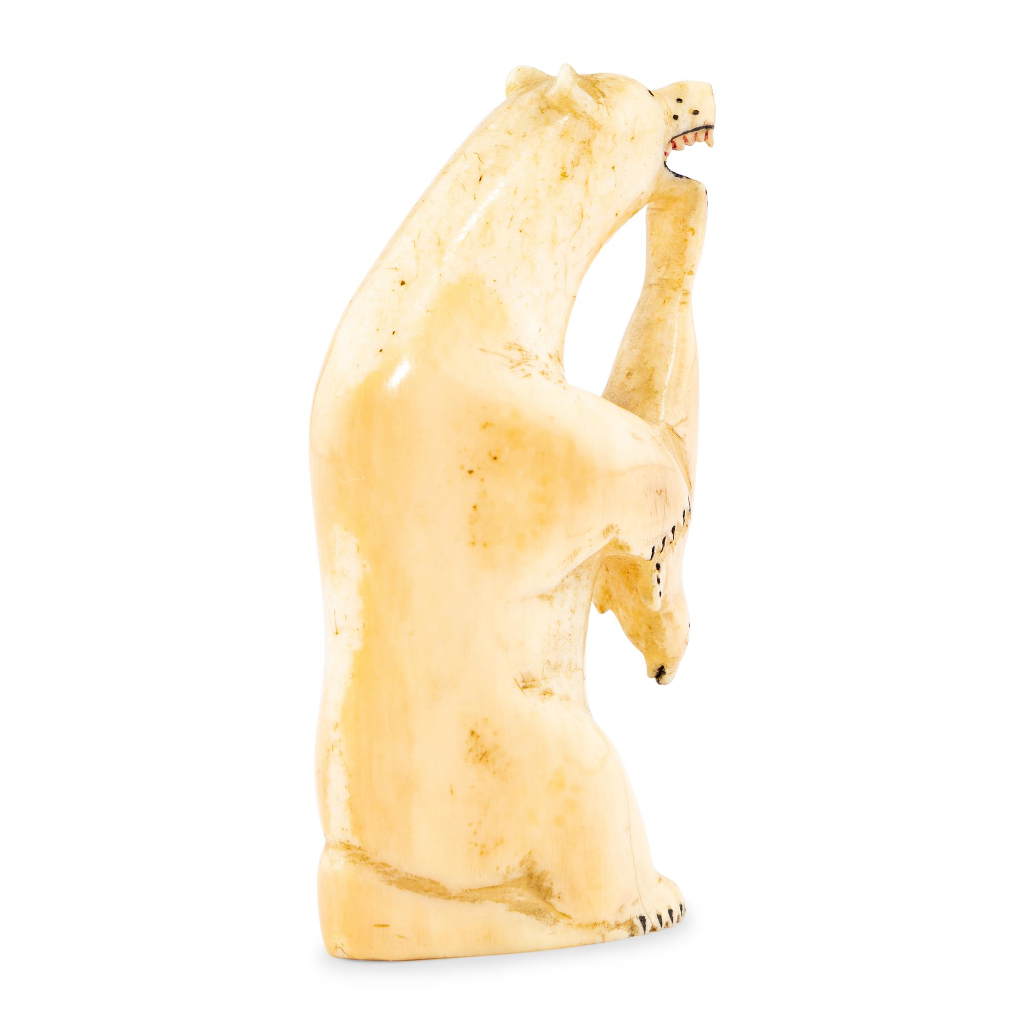 Inupiat Carving, Polar Bear and Seal