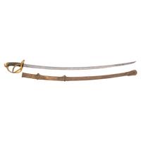 Sauerbier Cavalry Officers' Saber with Etched Blade Presentation to Lieutenant Sullivan 9th PA Cavalry - KIA at Tomkinsville, KY - Fighting John Hunt Morgan's Men