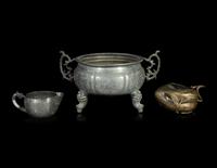 Three Chinese Metal Wares