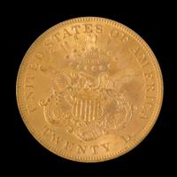 A United States 1873 Liberty Head: Open 3 $20 Gold Coin