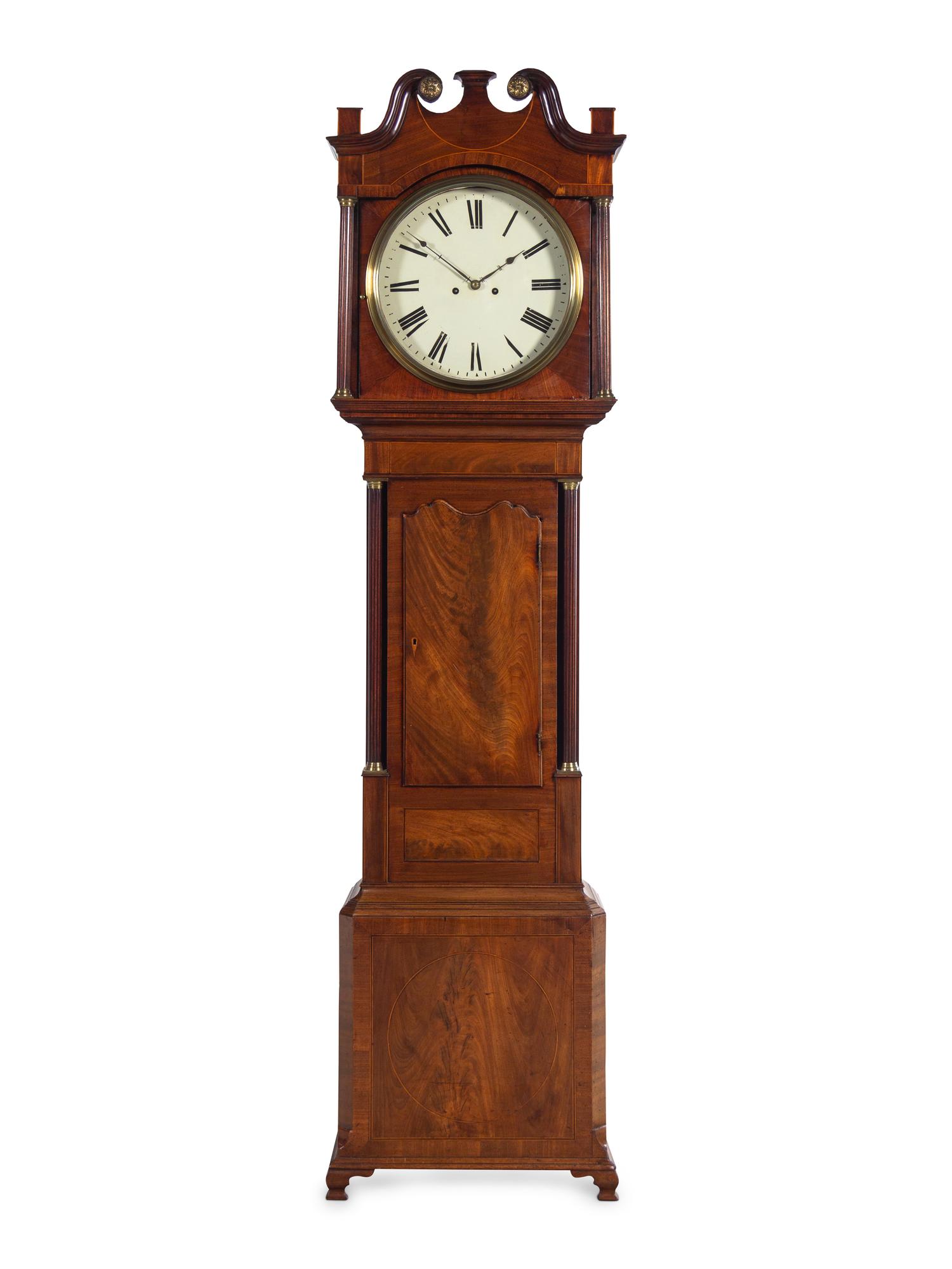 A George III Mahogany Tall Case Clock