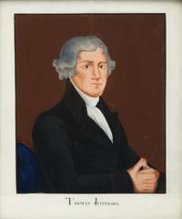 After Gilbert Stuart (1755-1828), Two Presidential portraits: John Adams and Thomas Jefferson