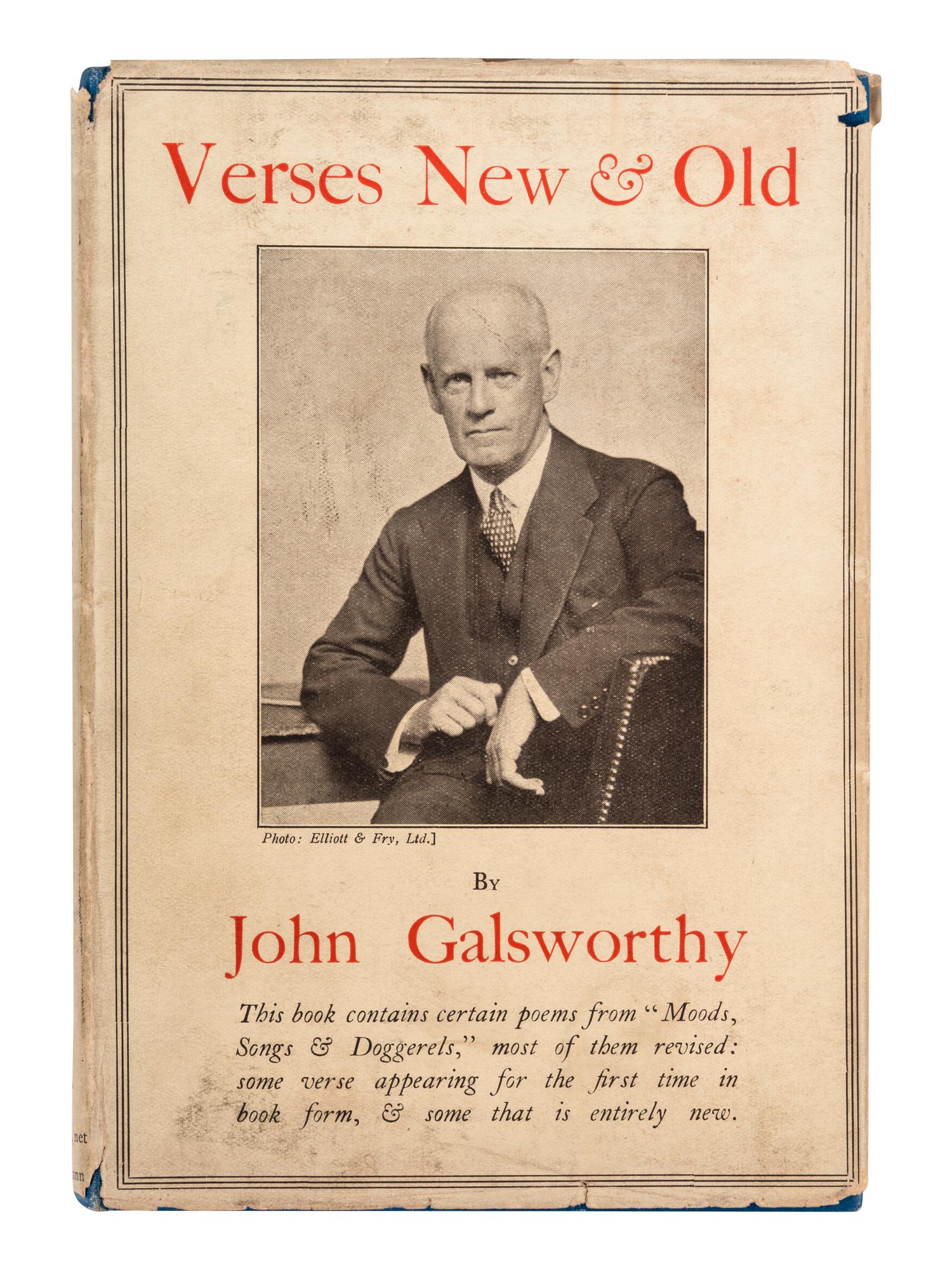 [LITERATURE -- ENGLISH]. A group of 8 works by John Galsworthy and D.H. Lawrence, comprising: