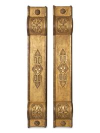 A Pair of Continental Giltwood Architectural Ornaments