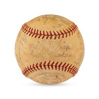 A 1948 Philadelphia Athletics Team Signed Autograph Baseball Featuring Al Simmons (Beckett Authentication Services)
