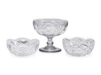 A Pittsburgh Flint Glass Footed Compote