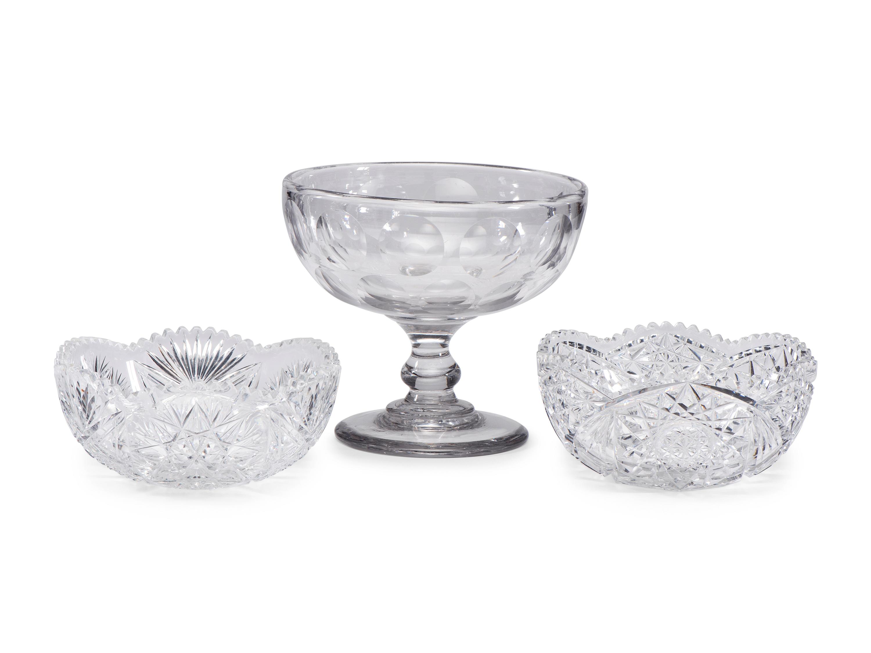 A Pittsburgh Flint Glass Footed Compote