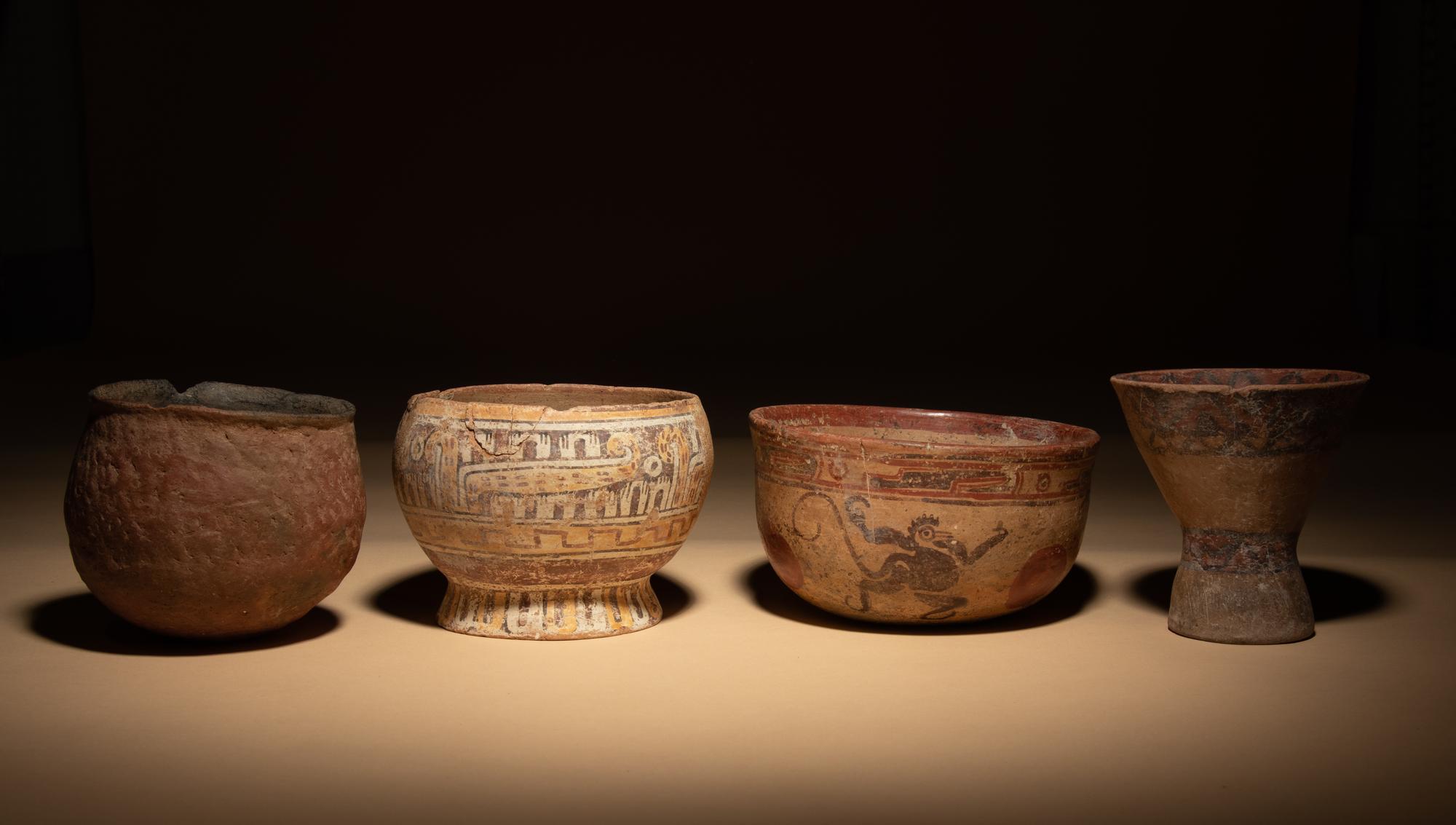 Four Maya Bowls