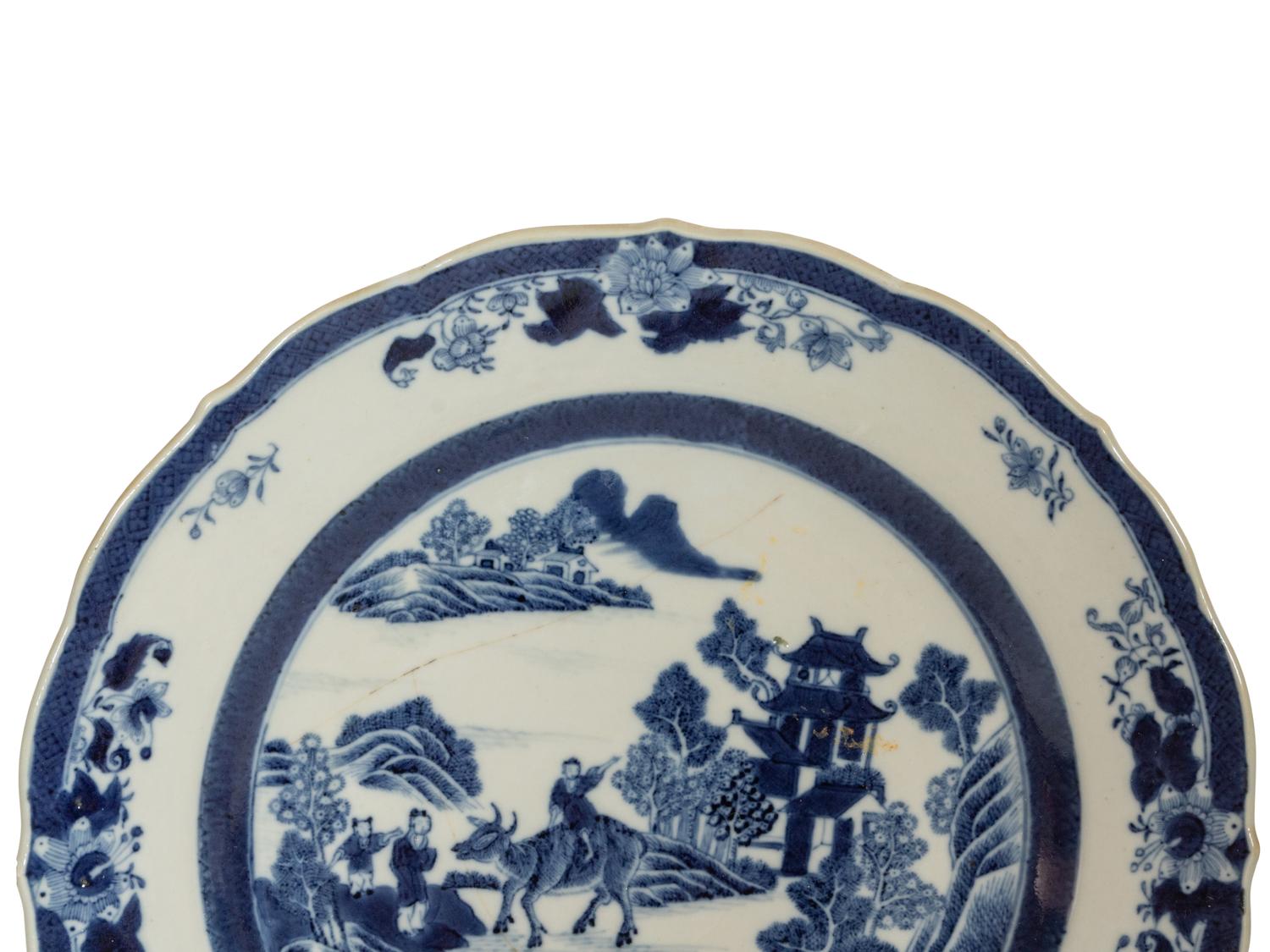 A Group of Chinese Export Style Porcelain Articles