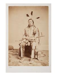[NATIVE AMERICANS]. [SHINDLER, Antonio Zeno (1823-1899), photographer]. Ma-Za-O-Ya-Ti, Iron Nation . [Washington, DC, 1867].