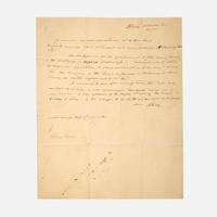[Americana] Burr, Aaron Autograph Letter, signed