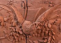 A Terracotta Two-Part Architectural Frieze Panel