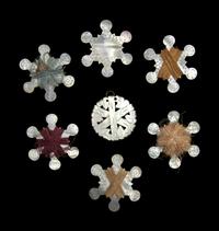 Seven Chinese Carved Mother-of-Pearl Articles