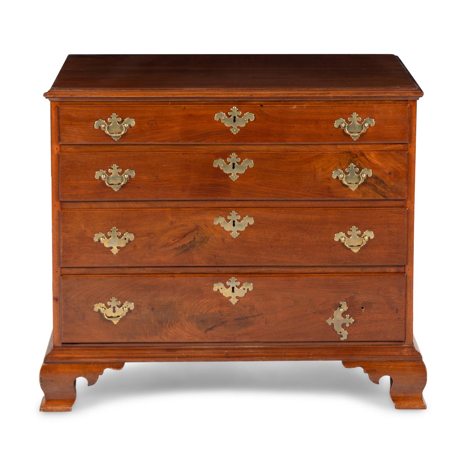 A Chippendale Mahogany Chest of Drawers