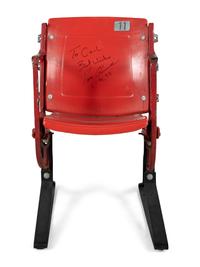 A Tom Glavine Signed Autograph Original Fulton County Stadium Seat Chair