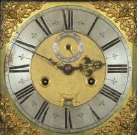 A William and Mary Ebonized Longcase Clock