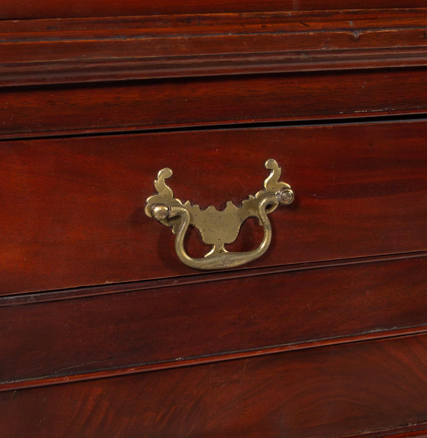 A George III Mahogany Corner Cabinet