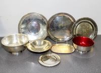 A Collection of American Silver-Plate Serving Articles Diameter of largest 9 inches. — 20TH CENTURY