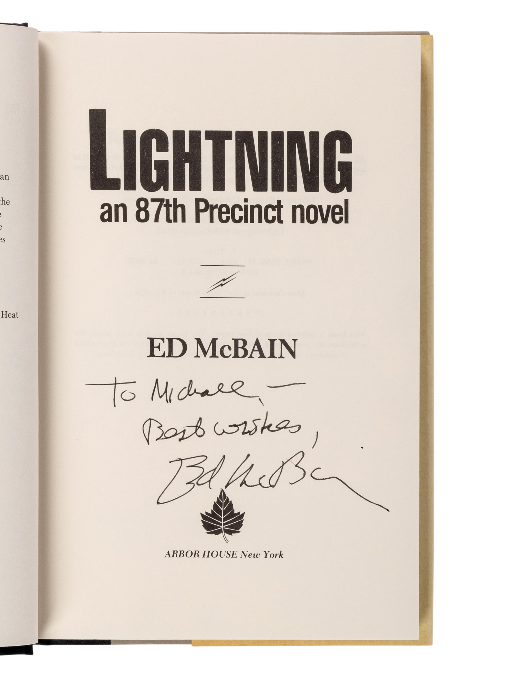 HUNTER, Evan (“Ed McBain”) (1926-2005). A group of 23 works by Hunter from the 87th Precinct Novels series, MOST FIRST EDITIONS, MANY SIGNED, comprising: