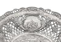 A German Silver Reticulated Basket