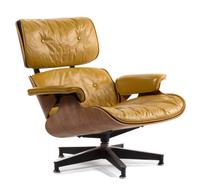 A 670 Rosewood Lounge Chair, Charles and Ray Eames for Herman Miller Height 31 1/2 inches.