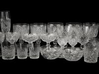 An Extensive Collection of Cut Glass Barware