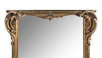 A Continental Gilt-Gesso Pier Mirror