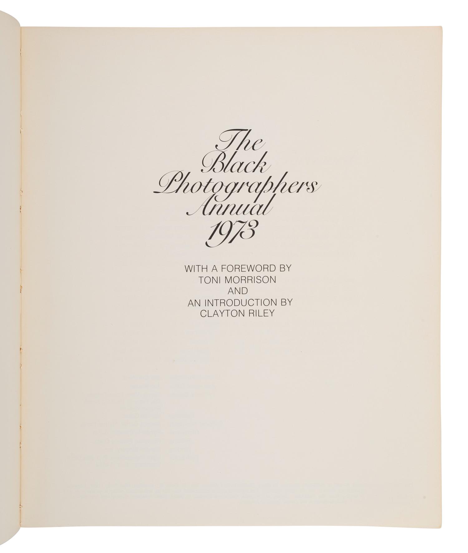 [PHOTOGRAPHY]. The Black Photographers Annual . Three (of four) published volumes. 1973-1976.