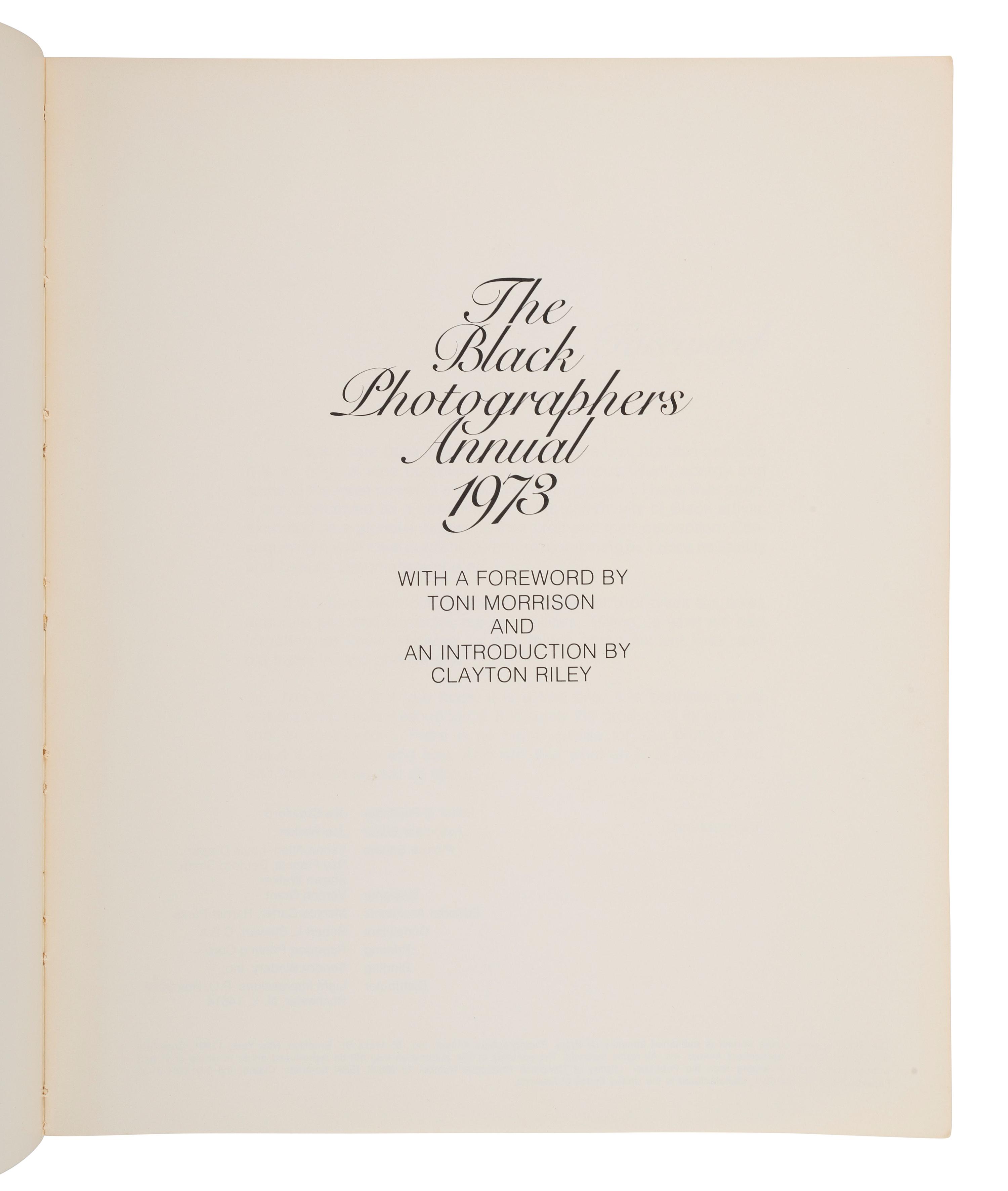 [PHOTOGRAPHY]. The Black Photographers Annual . Three (of four) published volumes. 1973-1976.