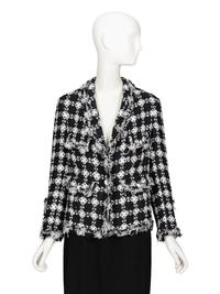 Chanel, Frayed Edge Tweed Jacket