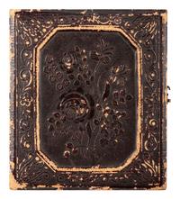[EARLY PHOTOG] Sixth plate daguerreotype, diminutive portrait of an aged gent by MARSHALL & PORTER.
